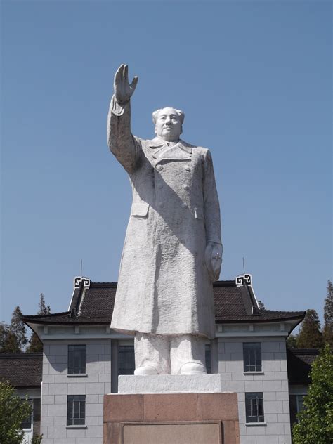 Art@Site October Tractor Factory Xinjiang, Statue of Chairman Mao ...