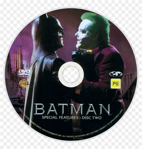 Batman Dvd Disc Image - Batman 1989 Dvd Disc, HD Png Download ...