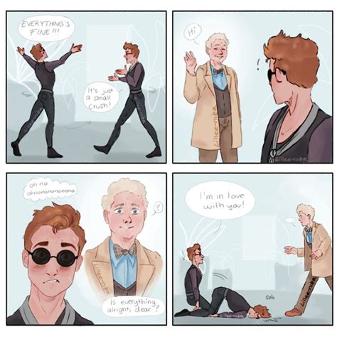 aziraphale fanart | Tumblr | Good omens fanart, Ineffable husbands ...