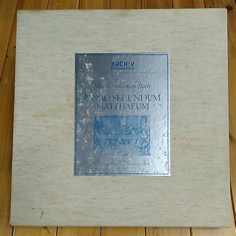 【中古】D2 ☆ 中古LP ナイスなドイツ初回プレス4枚組 レコード！ バッハ Passio Secundum Matthaeum ...