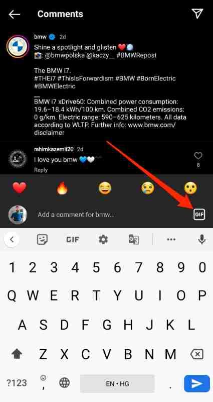 How to Add GIF to Instagram Comment - the techtoys
