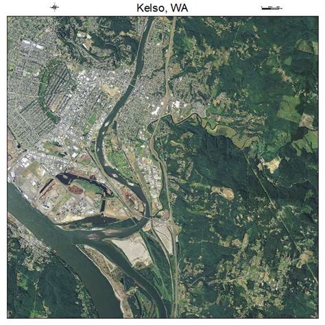 Aerial Photography Map of Kelso, WA Washington