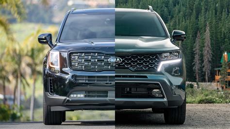 Kia SUV Comparison: 2021 Kia Sorento vs. 2021 Kia Telluride | Edmunds