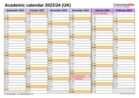 [High Resolution] Unk Academic Calendar 2023