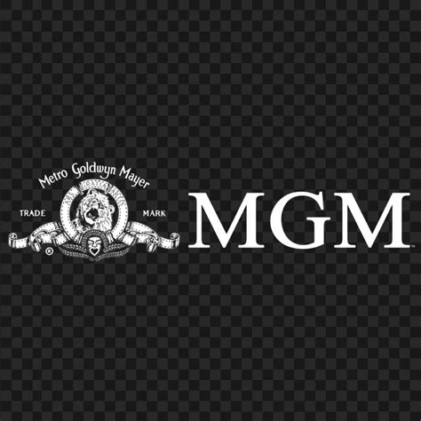 HD White Metro Goldwyn Mayer MGM Logo PNG | Citypng