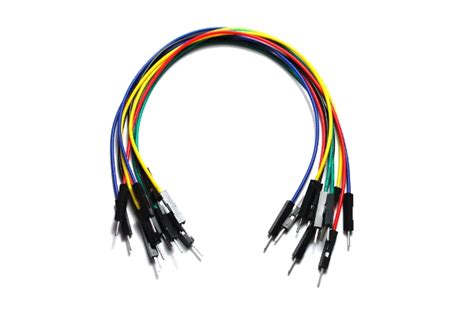 Premium Jumper Wires Male-Male 210 mm Bundle of 10 – Rocket Scream