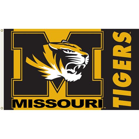 Missouri Tigers 3ft x 5ft Team Flag - Logo Design