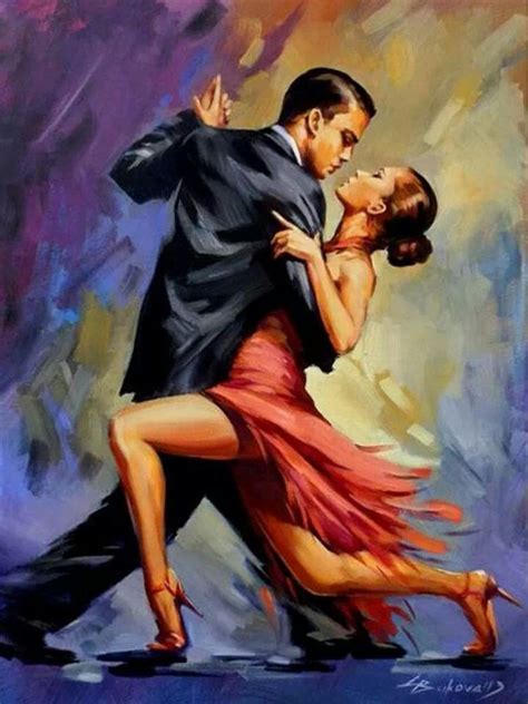 The Tango Dancer Painting, Canvas Painting, Canvas Art, Canvas Prints ...