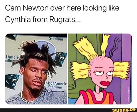 Cam Newton over here looking like Cynthia from Rugrats... - seo.title ...