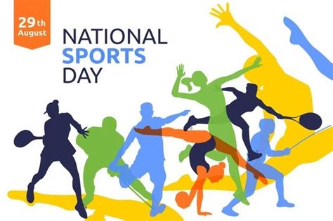 Premium Vector | Flat national sports day illustration | National ...