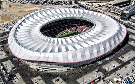 Wanda Metropolitano, Aero View, Spanish Football Stadium, - Atletico ...