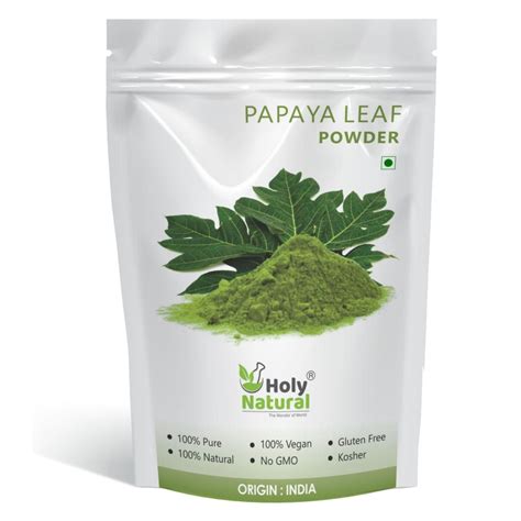 Papaya Leaf Powder| Holy Natural