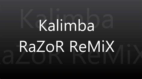 Mr. Scruff - Kalimba - RaZoR ReMiX - YouTube