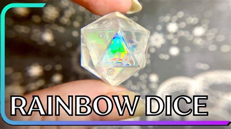 Making Prismatic Rainbow Dice - YouTube