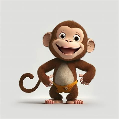 monkey illustration AI Generated 21875517 Stock Photo at Vecteezy