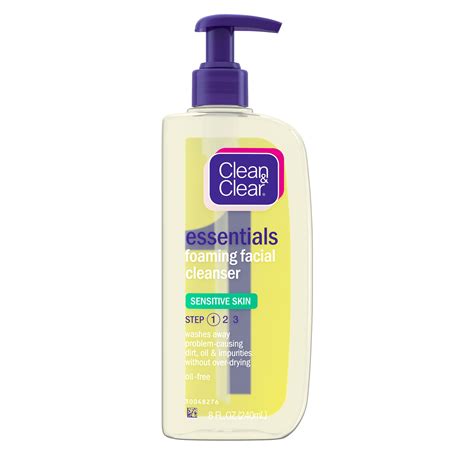 Clean & Clear Essentials Foaming Face Wash for Sensitive Skin 8 fl. oz ...