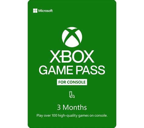 MICROSOFT Xbox Game Pass - 3 Month Membership Fast Delivery | Currysie