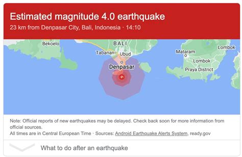 BALI Earthquake of Magnitude 7.1 Reported on August 29, 2023 (LATEST ...