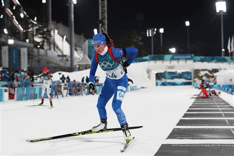 Women's Olympics 7.5km biathlon sprint