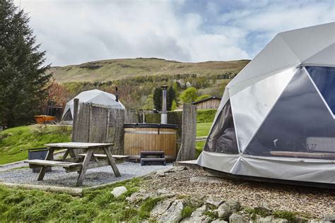 Camping Dome Hot Tub (Pet Friendly) :: Loch Tay Highland Lodges