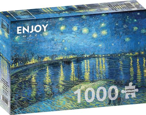 Enjoy 1000 Piece Puzzle Vincent Van Gogh: Starry Night Over Rhone ...