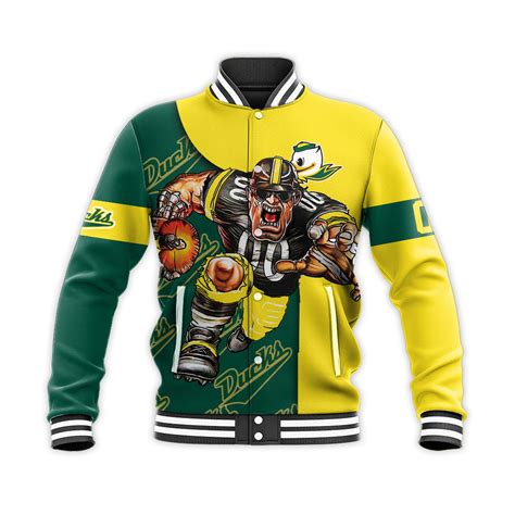 Oregon Ducks Baseball Jacket Football Go On – NCAA – Meteew