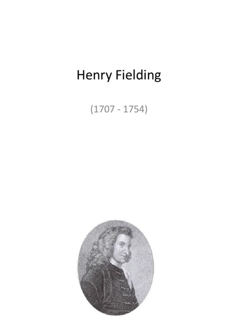 Henry Fielding | PDF | Henry Fielding | Novels