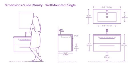 Modern wall mounted single bathroom vanities are simple solutions for a ...