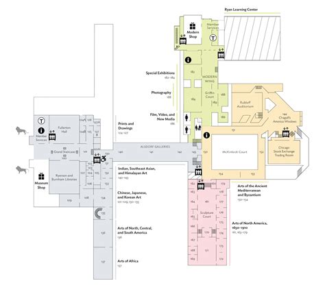 Museum Floor Plan | The Art Institute of Chicago