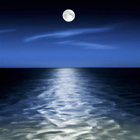 Ocean Moonlight Graphic · Creative Fabrica