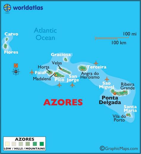 Azores Islands | Azores, Map, Island map