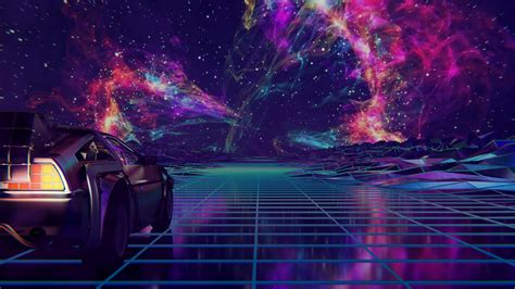 [OC] Outrun DeLorean in 4K (Other Desktop & Mobile Wallpaper ...