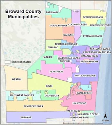 Broward County FL Map