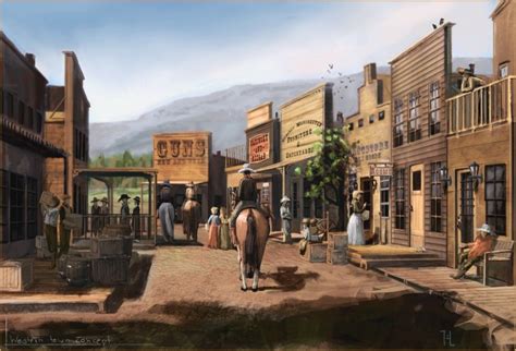 Wild west town by Ranarh on deviantART | Old west town, Old western ...