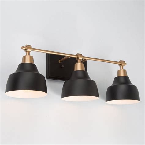 Matt Black Vanity Light, Modern Bathroom Light | Black vanity light ...