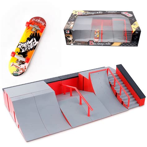 Buy KETIEE 8 in 1 Finger Skateboard Ramp Set-Large Fingerboard Ramps ...