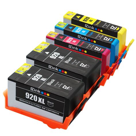 5PCS 920XL Ink Cartridges for HP Officejet 6000 6500 6500a Printer ...