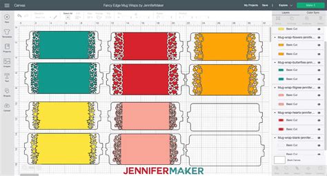 30 Cricut Mug Press Svg, Template For Infusible Ink, Rose Svg, Flower ...