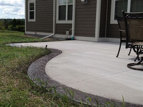 Colored Cement Patio By Using Concrete Stained Stamping Or A, Pad ...