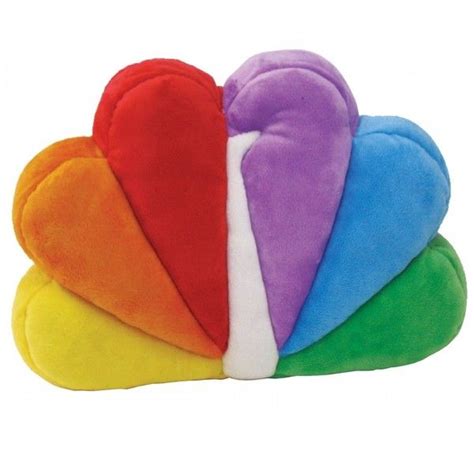 NBC Peacock Pillow ($15) liked on Polyvore featuring home, home decor ...