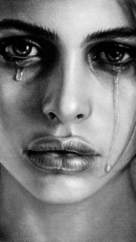 Crying Woman Painting at PaintingValley.com | Explore collection of ...