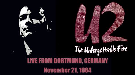 U2 THE UNFORGETTABLE FIRE TOUR LIVE / DORTMUND GERMANY PRO SHOT ...