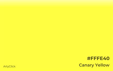 Canary Yellow Color | ArtyClick