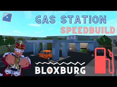 ⛽ (Bloxburg) Gas Station Speedbuild ⛽ - YouTube