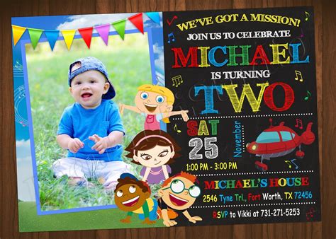 Little Einsteins Invitation Little Einsteins Birthday - Etsy