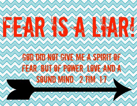 Barb Camp - { Fear is a Liar } | Encouragement quotes christian, Bible ...