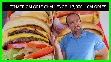 FIRST CALORIE CHALLENGE - 17,000+ Calories - YouTube