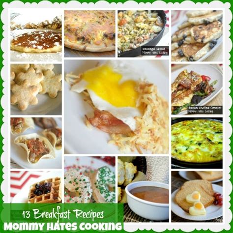 13 Breakfast Recipes Round Up - Mommy Hates Cooking