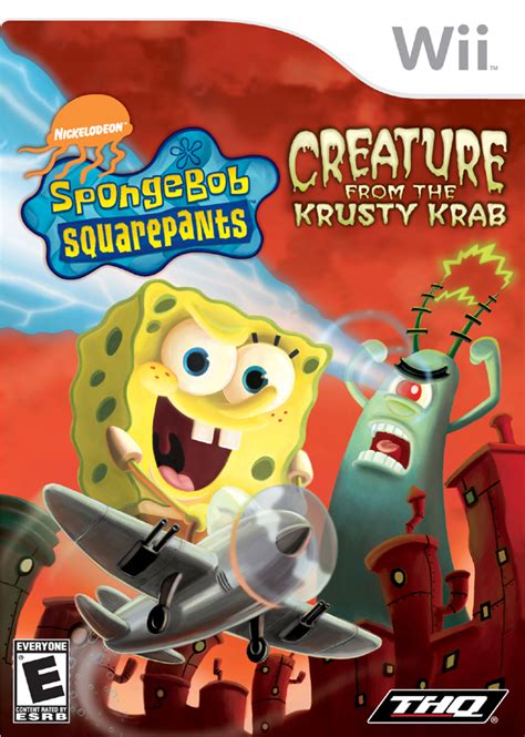 SpongeBob SquarePants Creature from Krusty Krab Nintendo WII Game