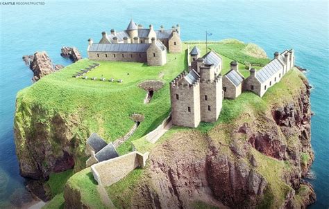 Dunnottar Castle restored to former glory